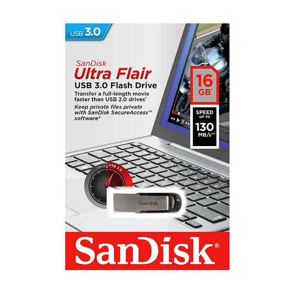 Sandisk Ultra Flair 3.0 Flashdrive 16GB (4627328172132)