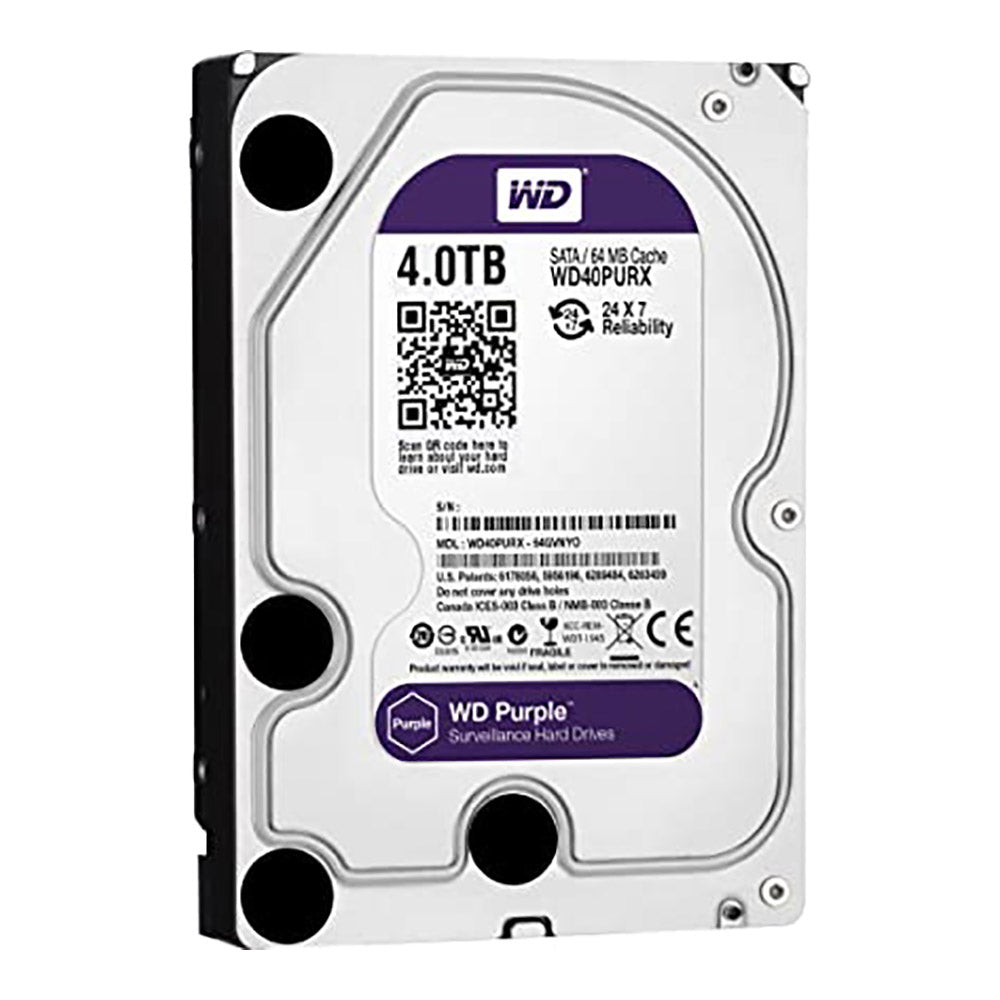 WD Purple Internal Hard Drive 3.5 Inch 4TB (4765645996132)