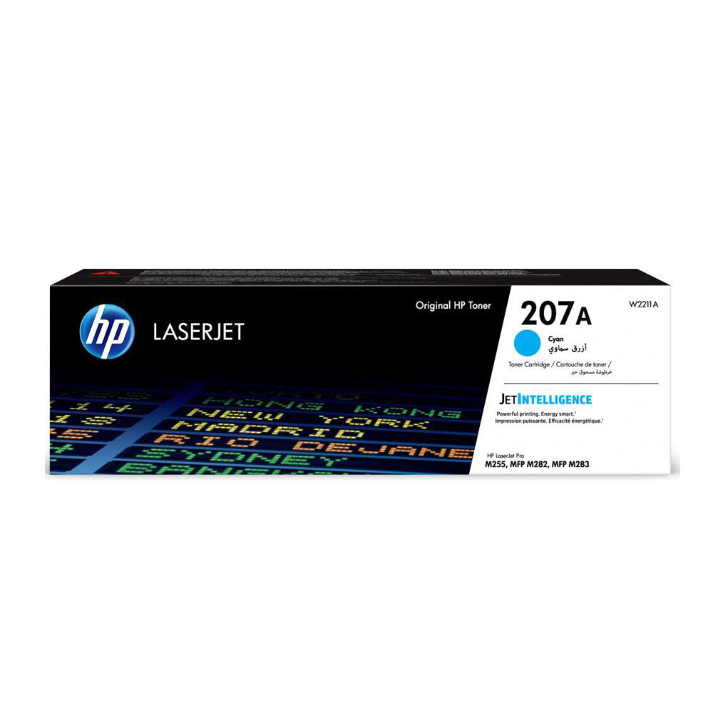 HP 207A Cyan Original Toner Cartridge (W2211A) (4832695058532)