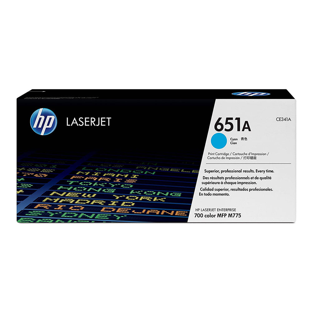 HP Toner CE341A Original 651A Cyan (4855441916004)