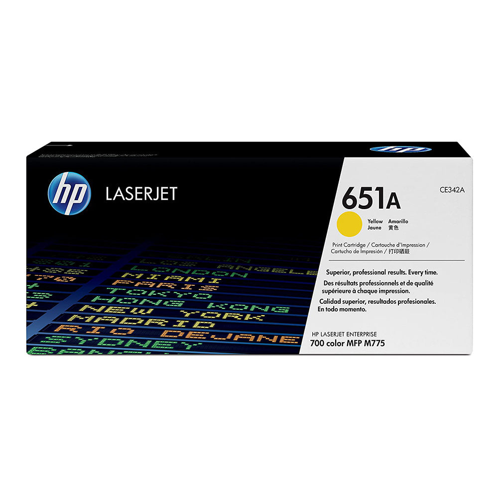 HP Toner CE342A Original 651A Yellow (4855443488868)