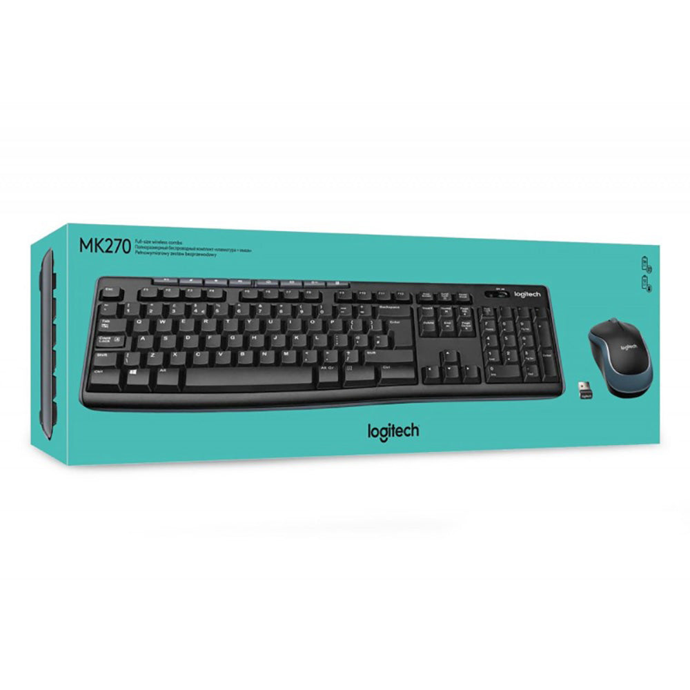 Logitech Keyboard & Mouse MK270 (4610505146468)