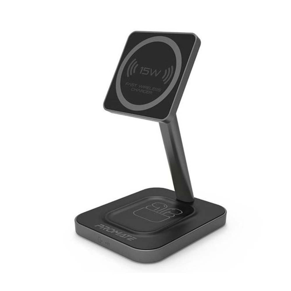 Promate AuraBase-15W High Speed Magnetic Wireless Charger