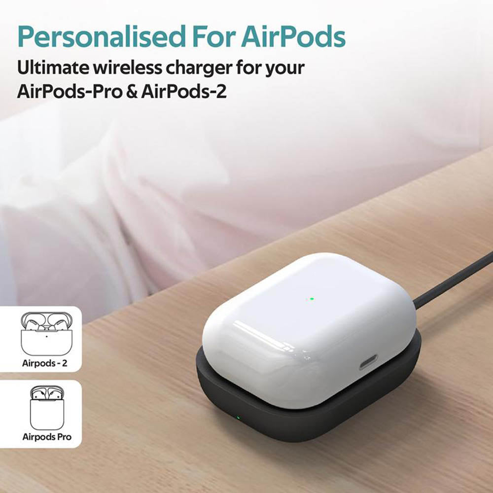 Promate Aurapod-1 Wireless Charger for Apple Airpods