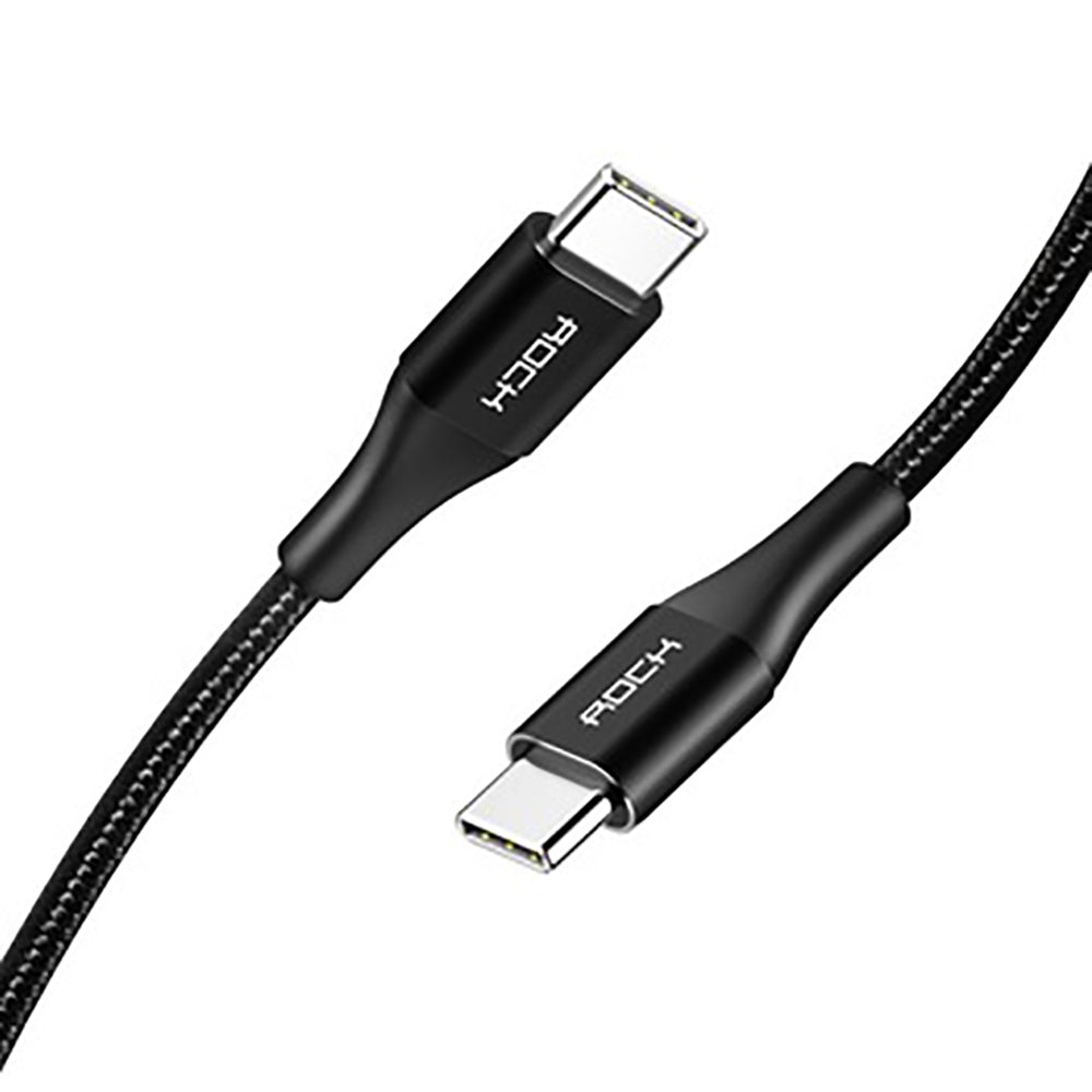 straf øge Minearbejder Rock Type C To C 3A Metal Charge & Sync Round Data Cable – Starlite