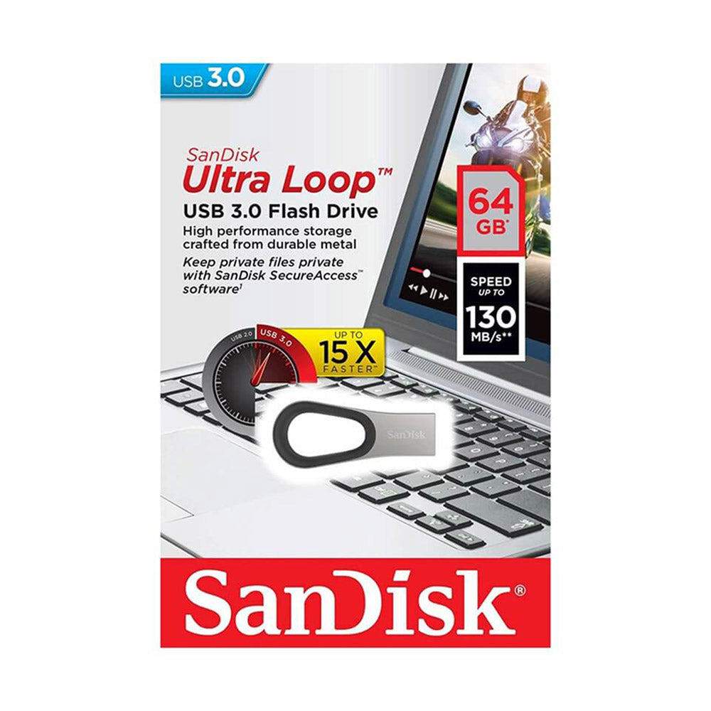 Sandisk Flash Loop USB 3.0 64GB (4863843958884)