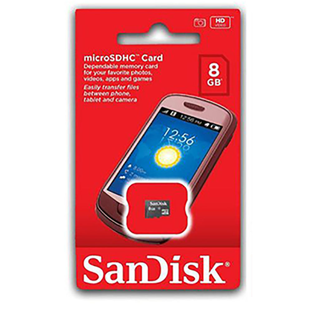 Sandisk 8GB microSD High Capacity (microSDHC)-Class 4 (4625670111332)