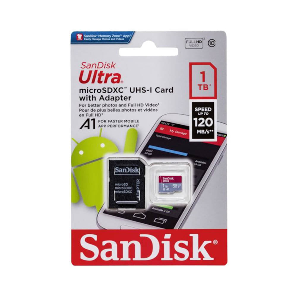 Sandisk Micro SD 1TB 120mb/s