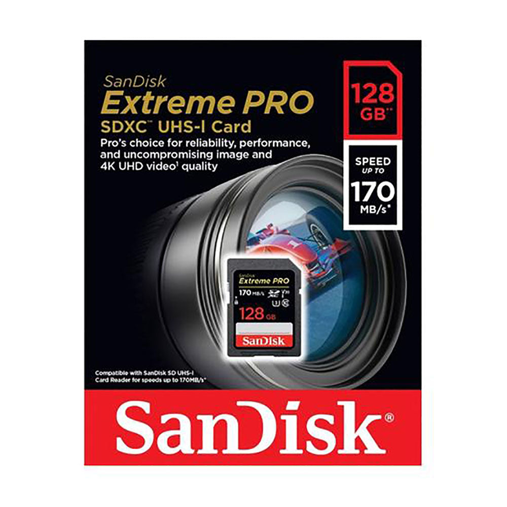 Sandisk SD card 128GB 170mbs V30 (4625718771812)