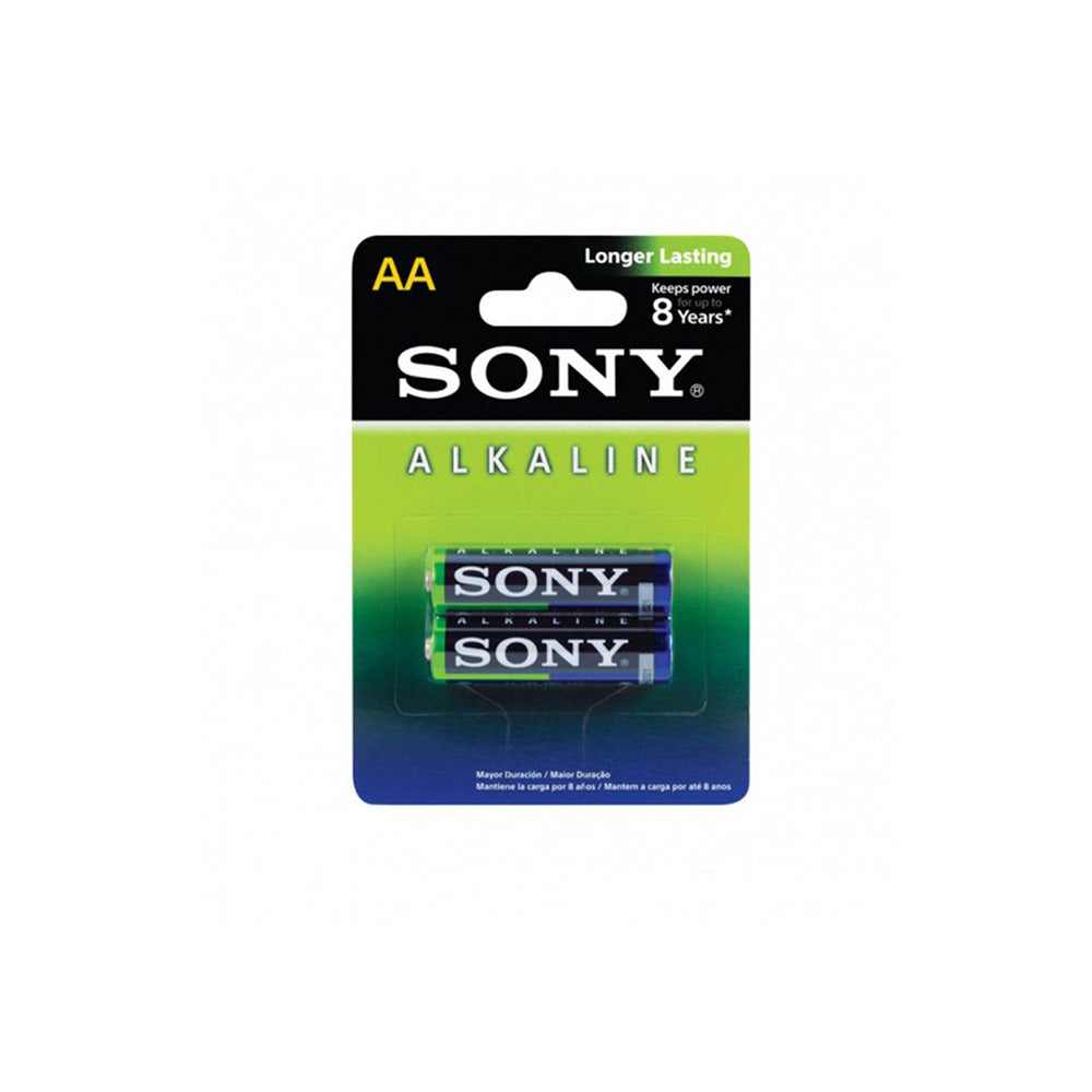Sony Alkaline Blue Batteries AA Size - Pack of 2 (4795873656932)