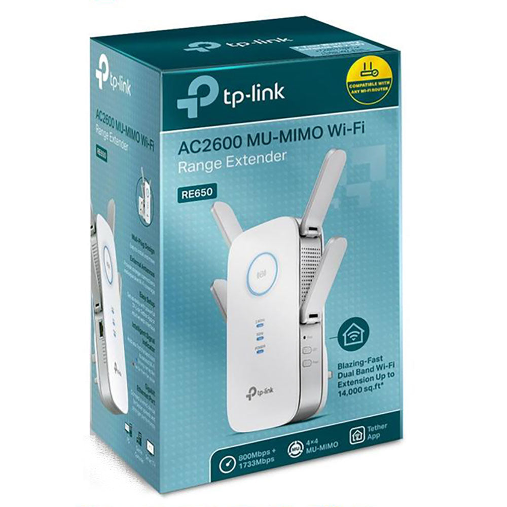 TP-Link AC2600 Wifi Range Extender RE650 – Starlite