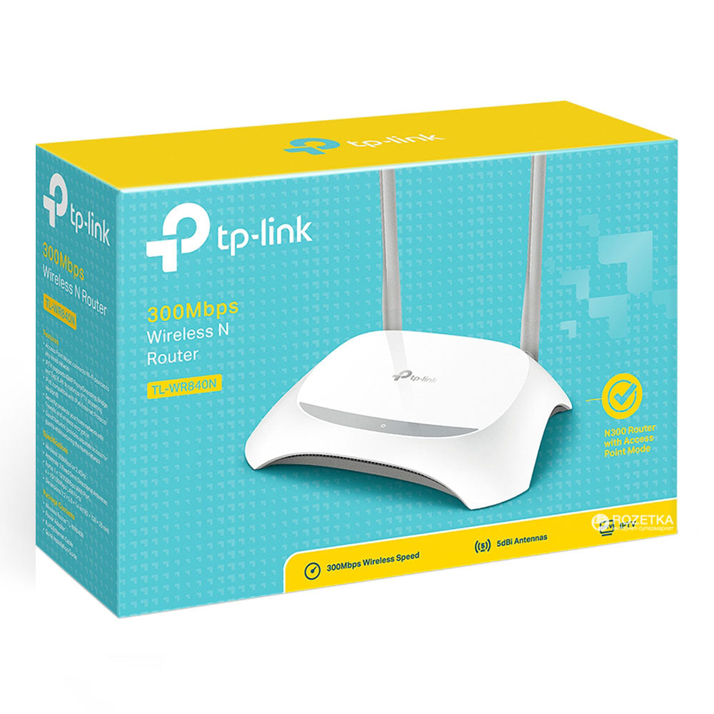 TP-Link TL-WR840N N300 Wireles Wi-fi Router (4626225102948)