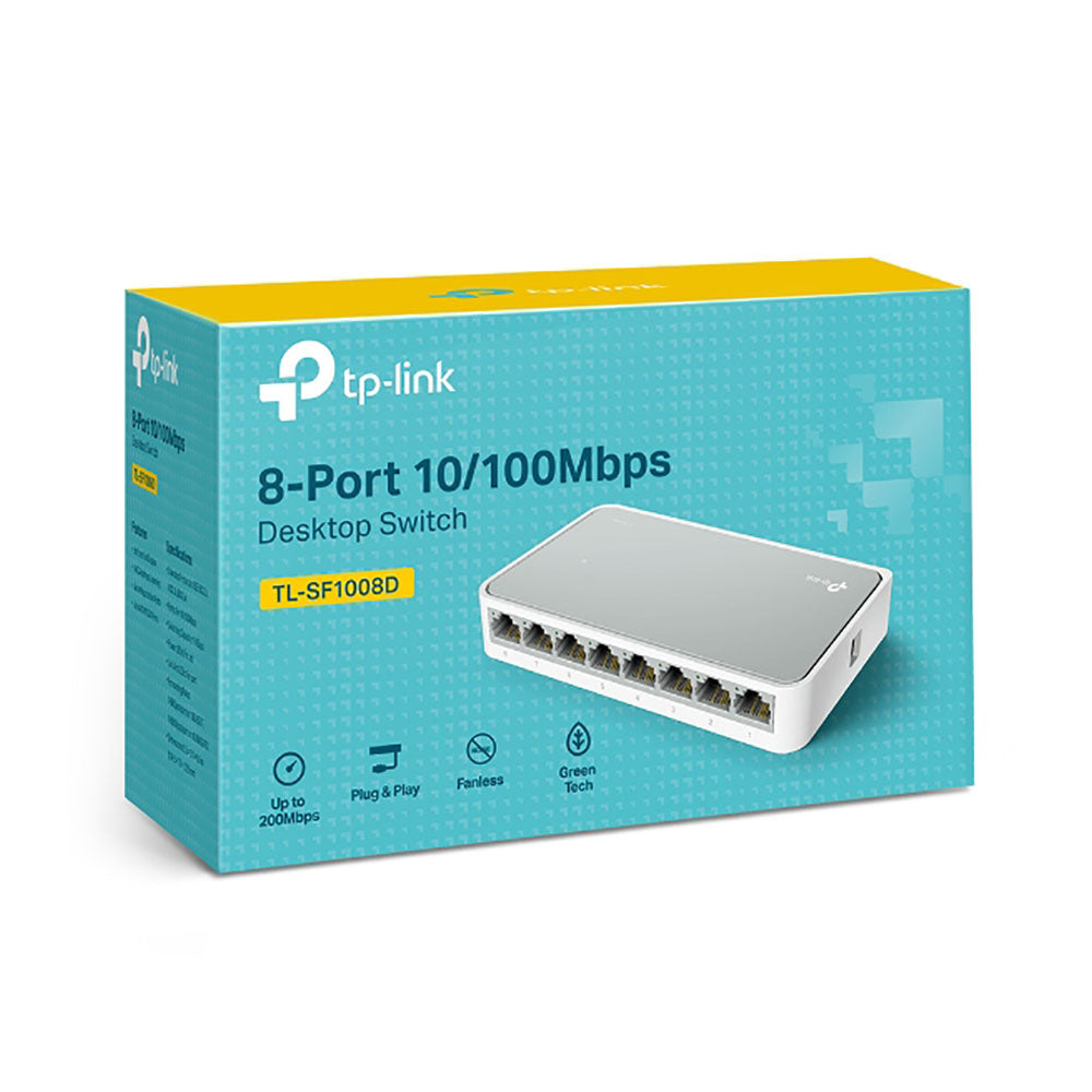 TP-Link TL-SF1008D 8-Port 10/100Mbps Switch (4626336383076)