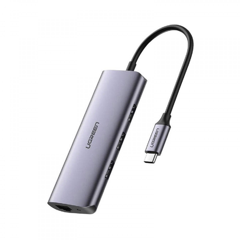 UGreen 60718 USB-C to 3 x USB 3.0+RJ45+Micro USB Multifunction Adapter