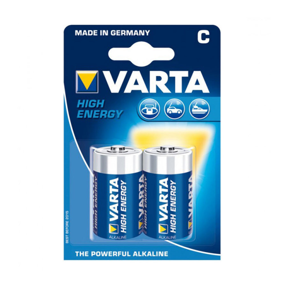 Varta Battery C-Size Alkaline Pack of 2 (4856262295652)