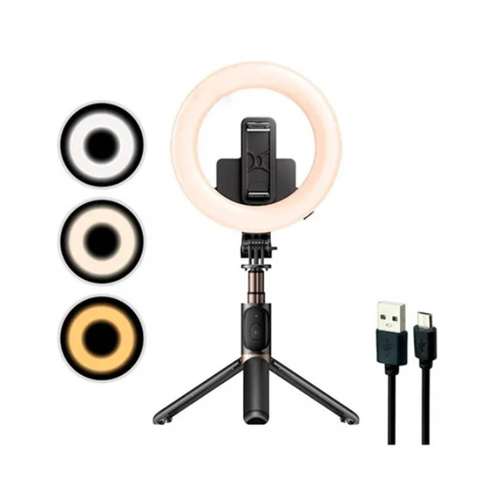 Yesido Selfie Stick with Ring Light SF12